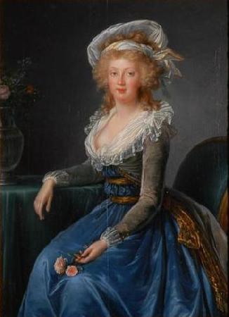 Elisabeth LouiseVigee Lebrun Portrait of Maria Teresa of Naples and Sicily